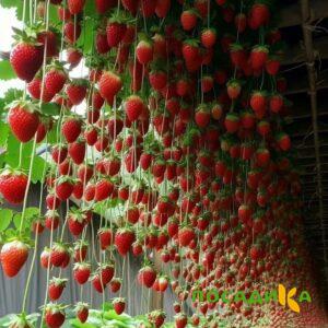 Клубника ампельная Анастасия купить по цене от 370р. в интернет-магазине «Посадика» с доставкой почтой в в Кологриве и по всей России – [изображение №1].